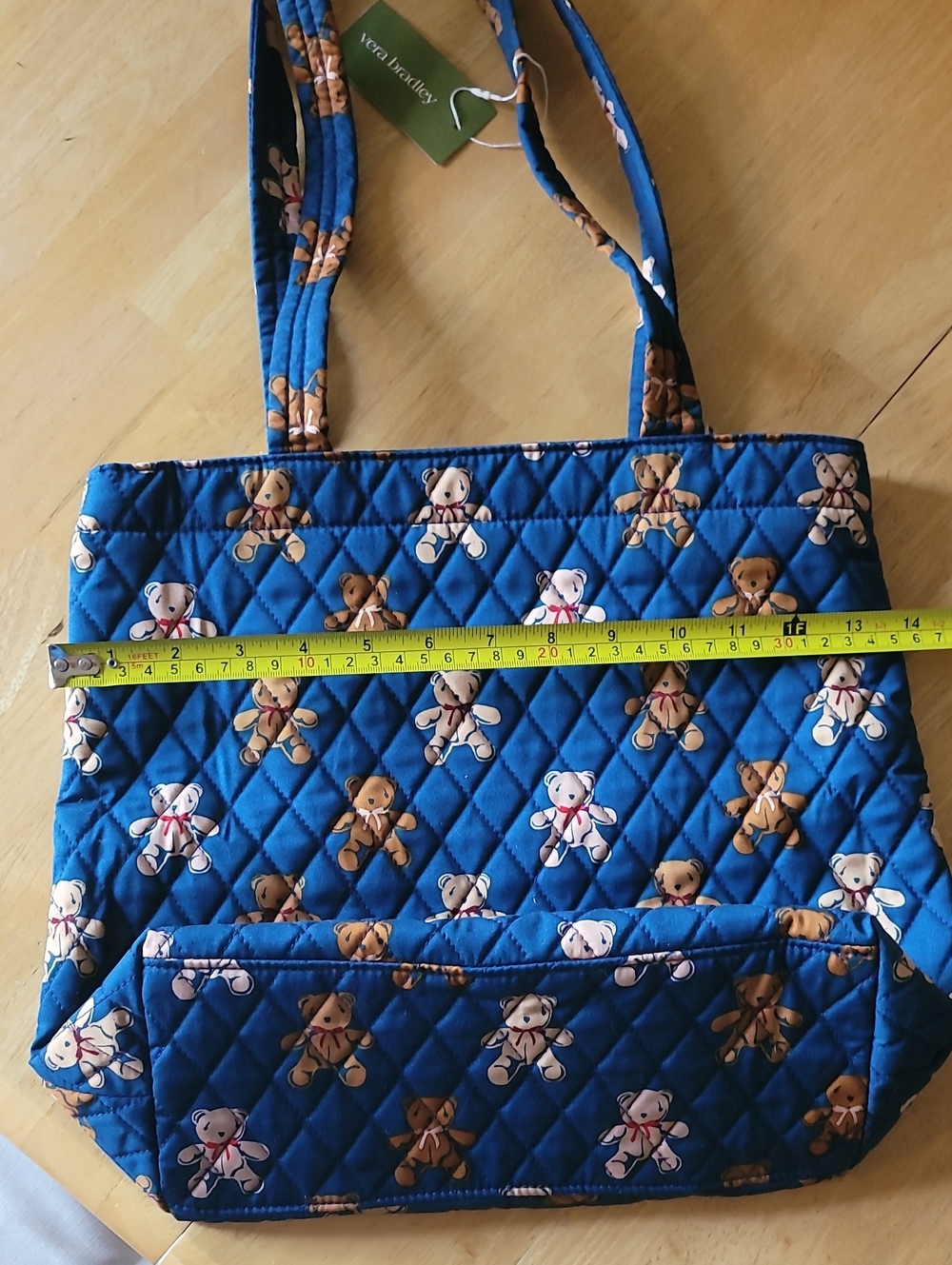 Vera Bradley Small Original Zip Tote in Bunch of Bears - Picture 6 of 11